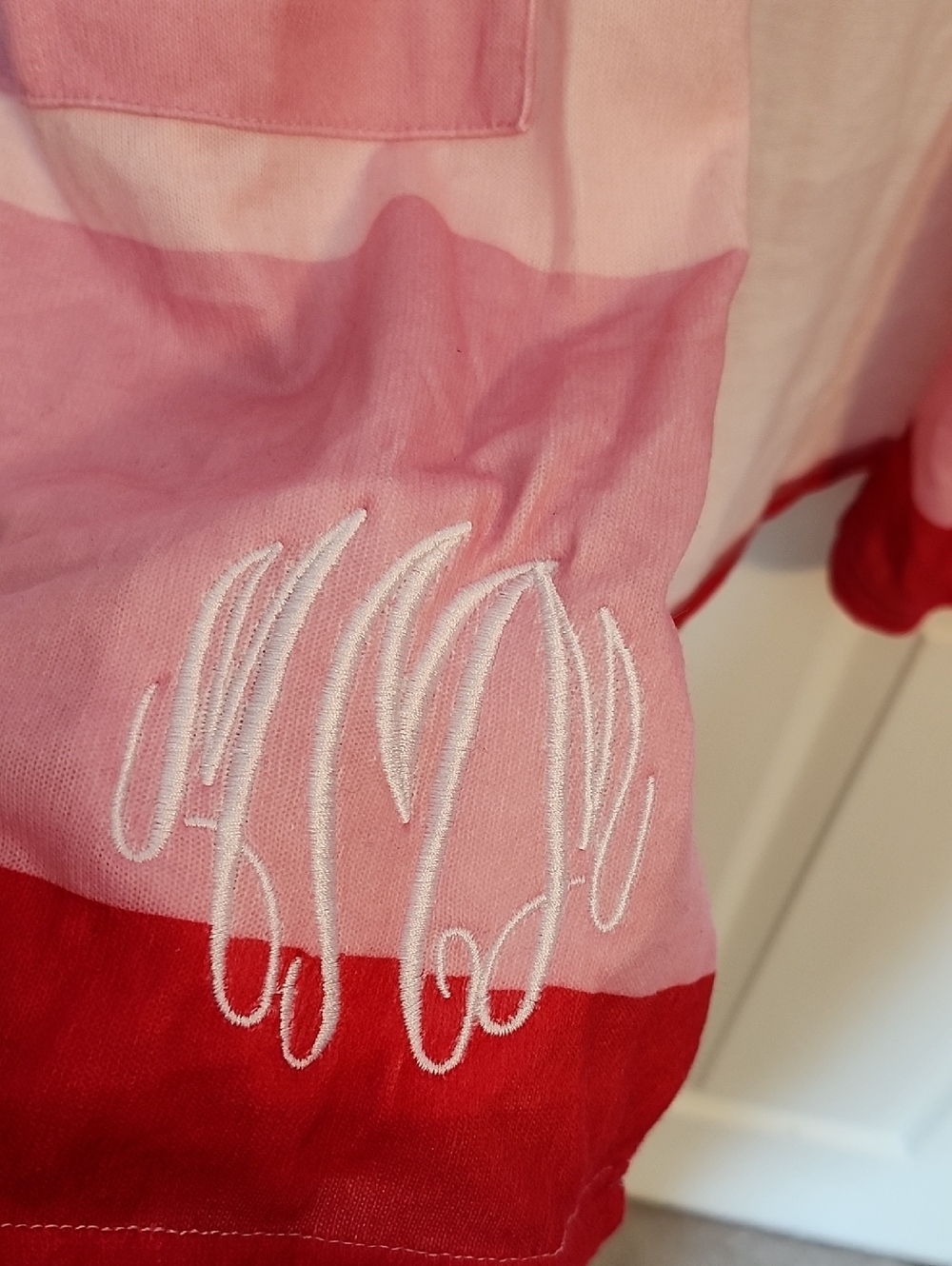 Jordann Pink & Light Pink Striped Open Cardigan - Picture 3 of 4